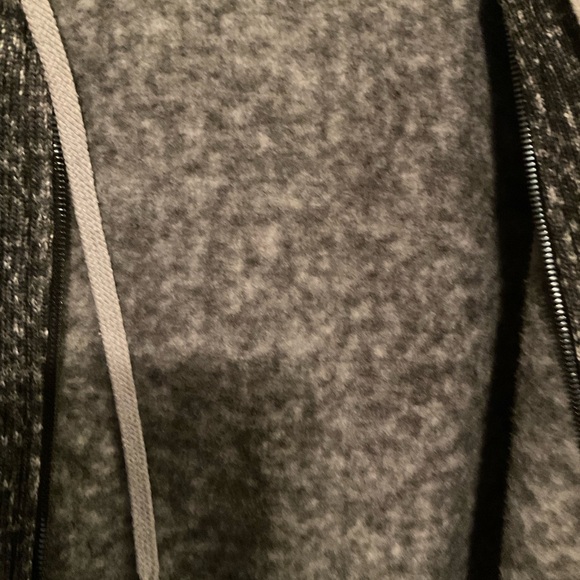 Women's Black and Gray Hooded Jacket - Picture 7 of 11